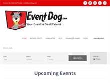 Tablet Screenshot of eventdog.com